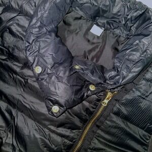 Old Navy Active Black Quilted Zip Up Jacket Women's Size L‎ Puffer Style